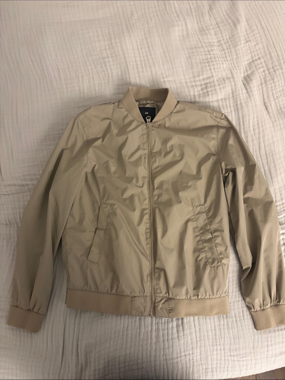 H&M Beige Men's Bomber Jacket